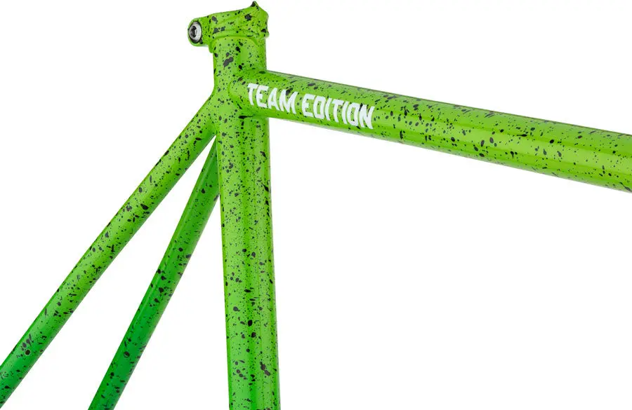 All-City Nature Boy A.C.E. Frame - Green Fade Splatter 5