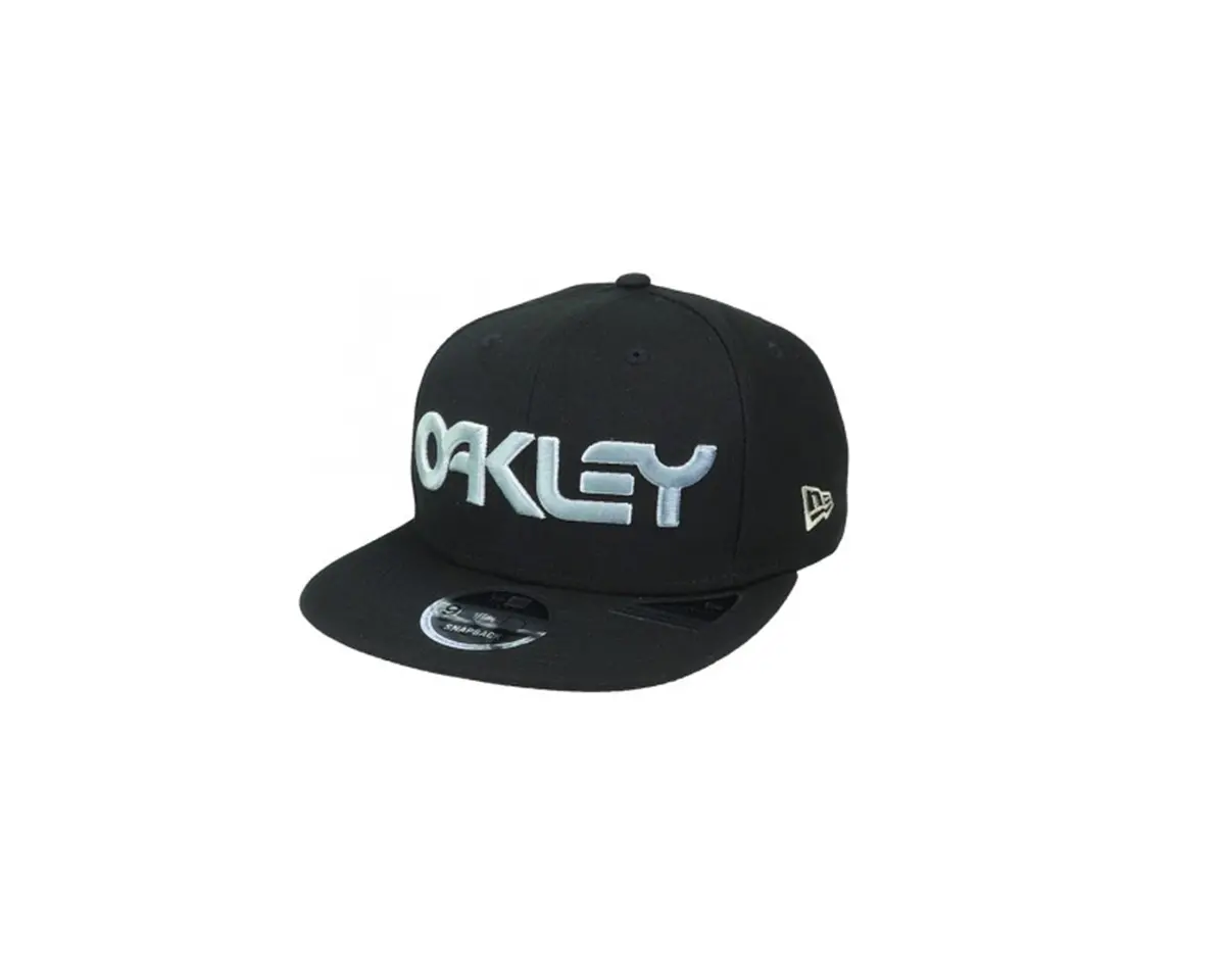 Oakley 6 Panel Gradient Hat Blk 1