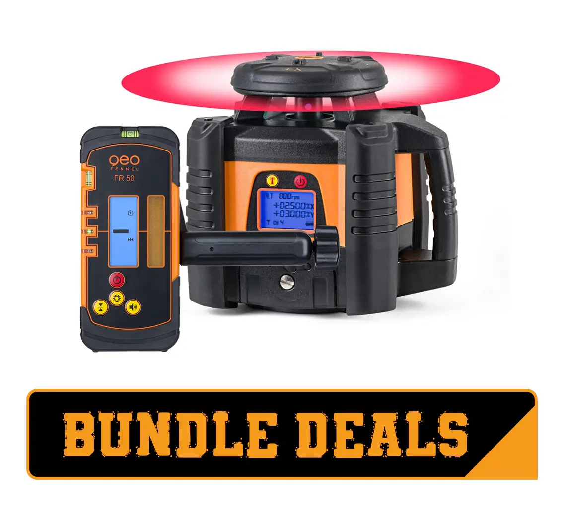 Geo-Fennel Fl 155H-G (Lc 2) Dual Grade Rotating Laser With Receiver 1