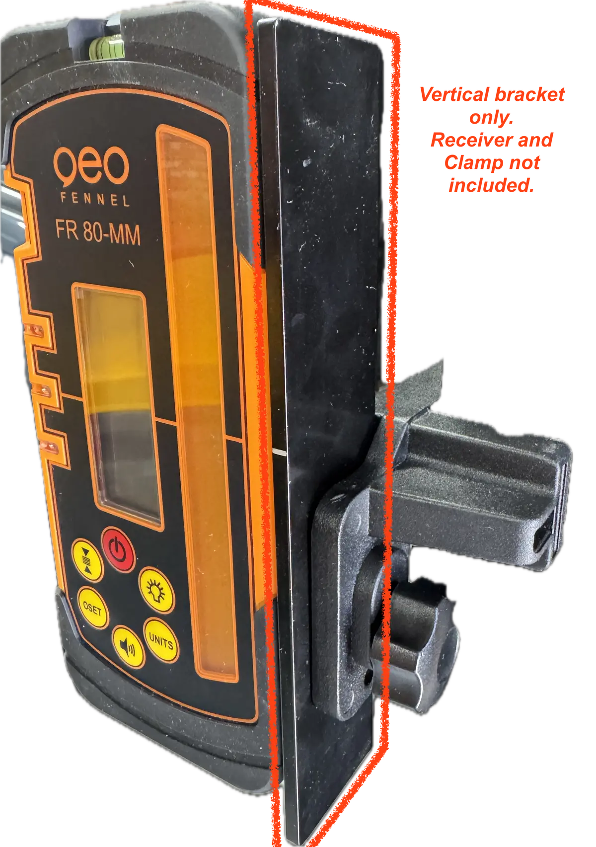 Geo-Fennel Vertical Mount For Receiver Fr 50,60,77,80 1