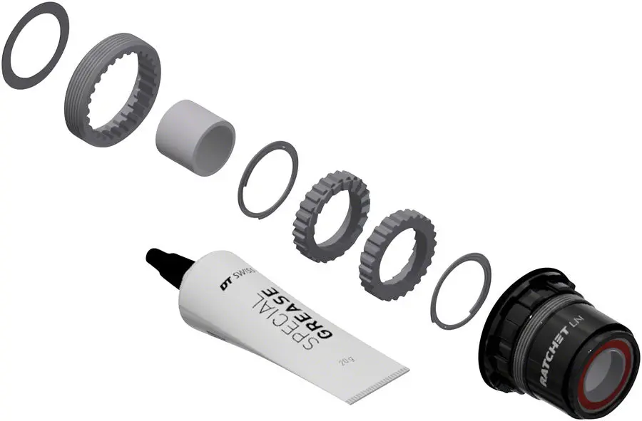 Dt Swiss Ratchet Ln Freehub Body Upgrade Kit 3
