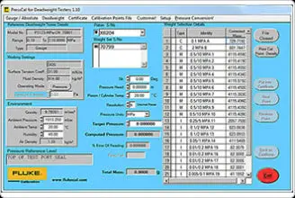 Fluke Presscal Software (Improved Accuracy) (Item No. 4185771) 1