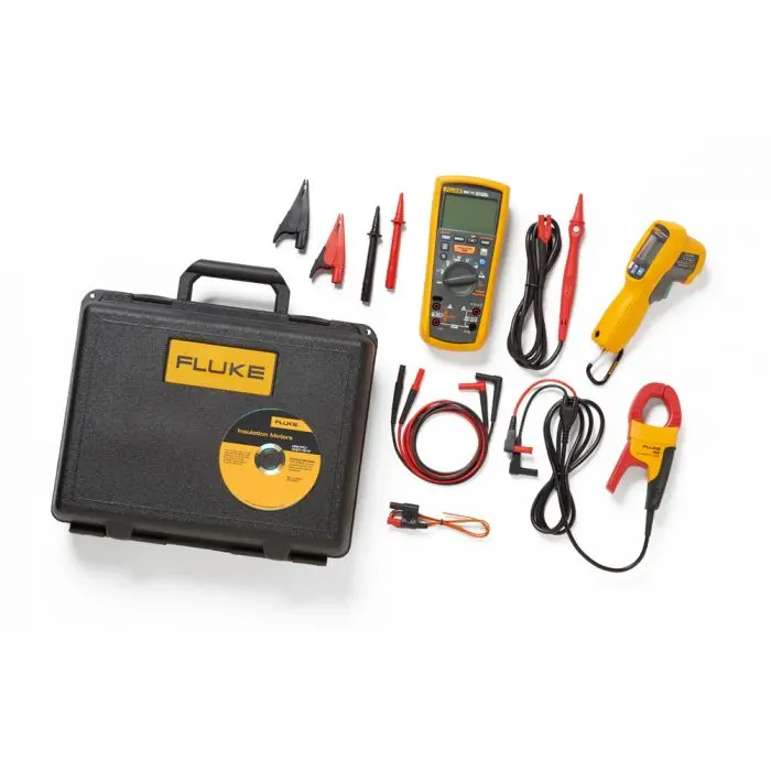 Fluke 1587Kit/62Max+Fc 2-In-1 Adv Elec Troubleshooting Kit W/I400 Current Clamp & 62Max+ Ir Thermometer (Item No. 4692778) 1