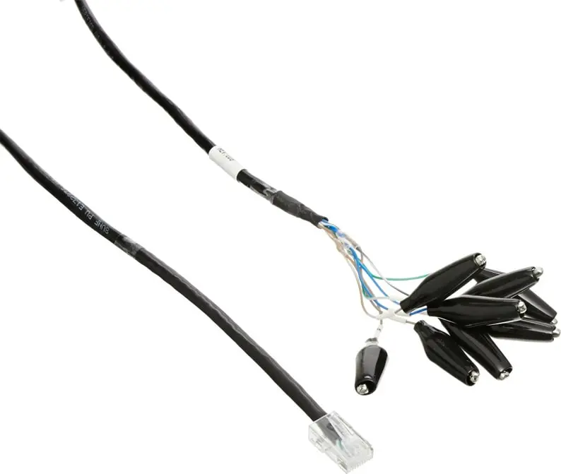 Fluke Networks Clip-Set Rj45 To 8-Clip Test Leads For Cableiq And Ms2 1