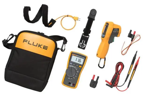 Fluke 116/62 Max+ Hvac Multimeter & Ir Thermometer Kit 1