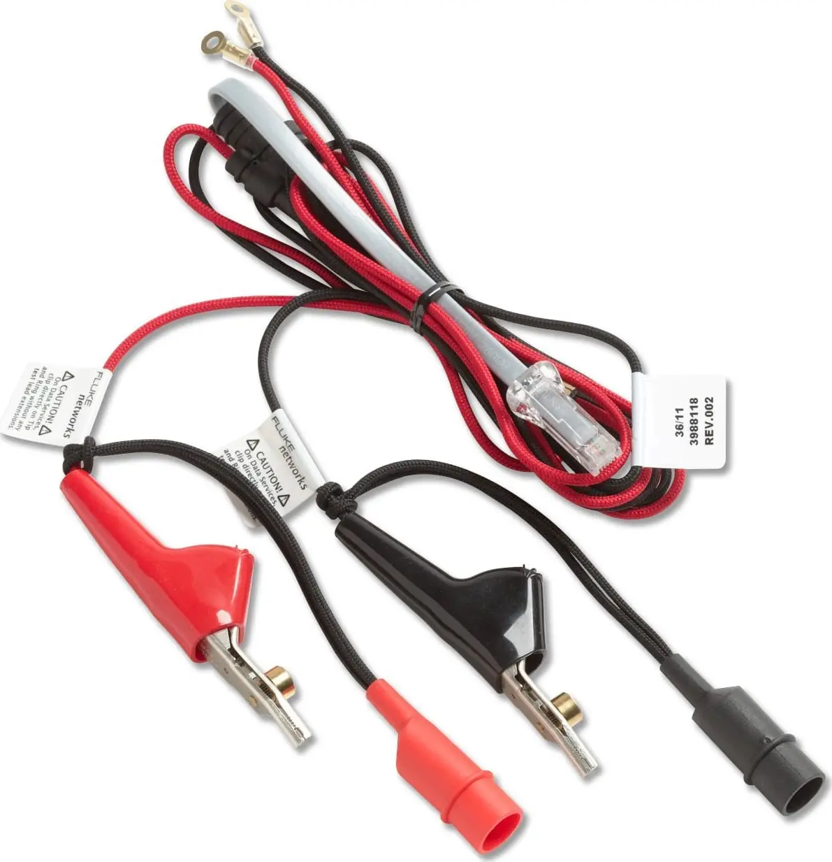 Fluke Networks Lead-Abnprj11 Test Lead Abn With Piercing Pin Clips & Rj11. For: Ts54, 53, 23 1