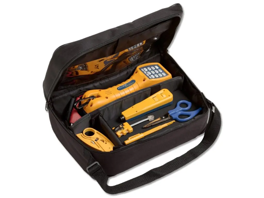Fluke 11290000 Electrical Contractor Telecom Kit Is With Ts30 Test Set 1