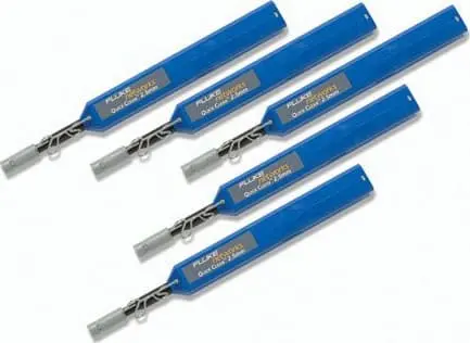 Fluke Networks Quickclean-2.5-5P Quick Clean Cleaner  2.5 Mm Fiber - Sc, St, Fc, E2000, 5 Pack 1