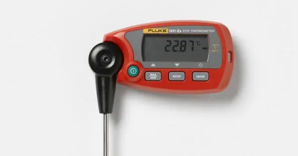 Fluke Thermometer Rtd, -80 To 300C, Sheathlen (Item No. 4112296) 1