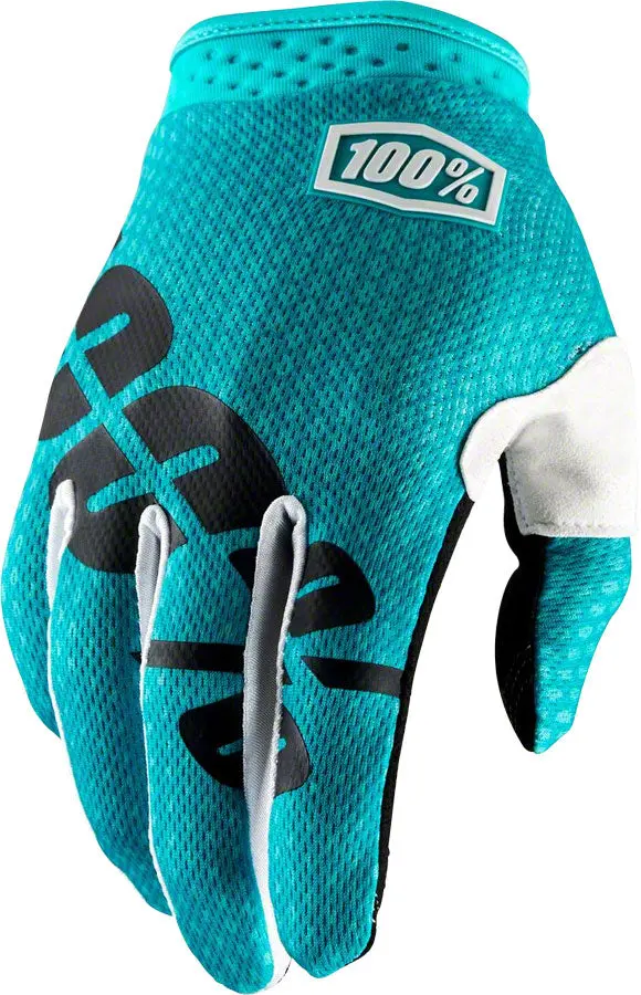 100% Itrack Glove Teal 2X 1