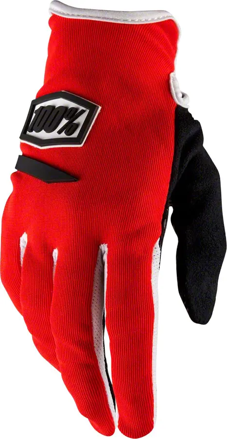 100% Ridecamp Women's Glove Red Sm 1
