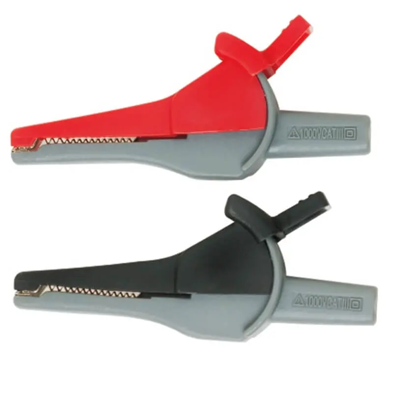 Major Tech Hdt3917 Wide Jaw Croc Clip Set, 16A, Catiii, 1000V 1