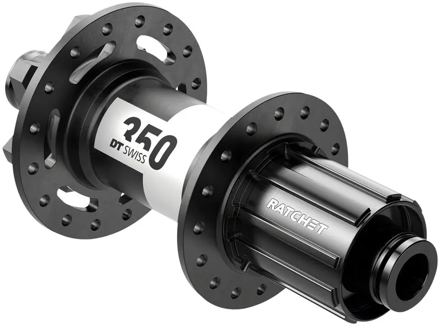 Dt Swiss 350 Rear Hub - 12 X 148Mm 6-Bolt Hg11 Mtn Black 32H 36Pt 1