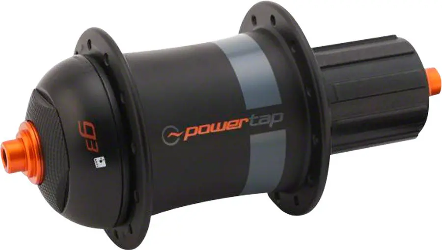 Powertap G3c 28H Shimano Hub Ceramic Bearing, Black/Orange 1