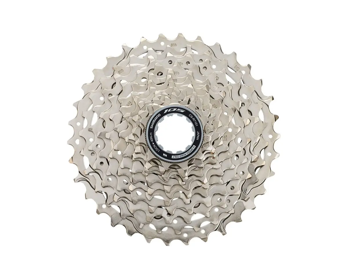 Shimano 105 Cs-R7101-12 Cassette - 12-Speed 11-34T Hg L2 Silver 1