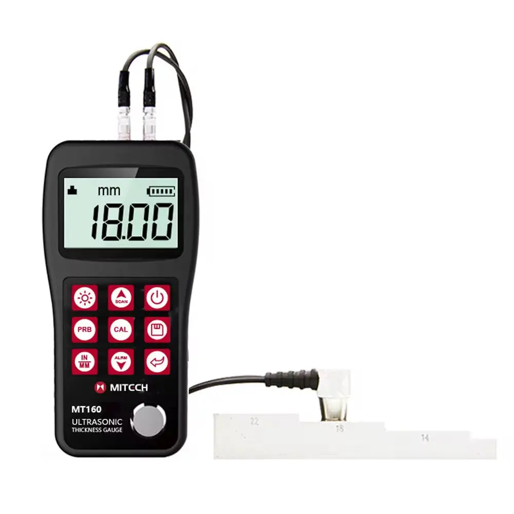 Mt160 Portable Ultrasonic Thickness Gauge 1