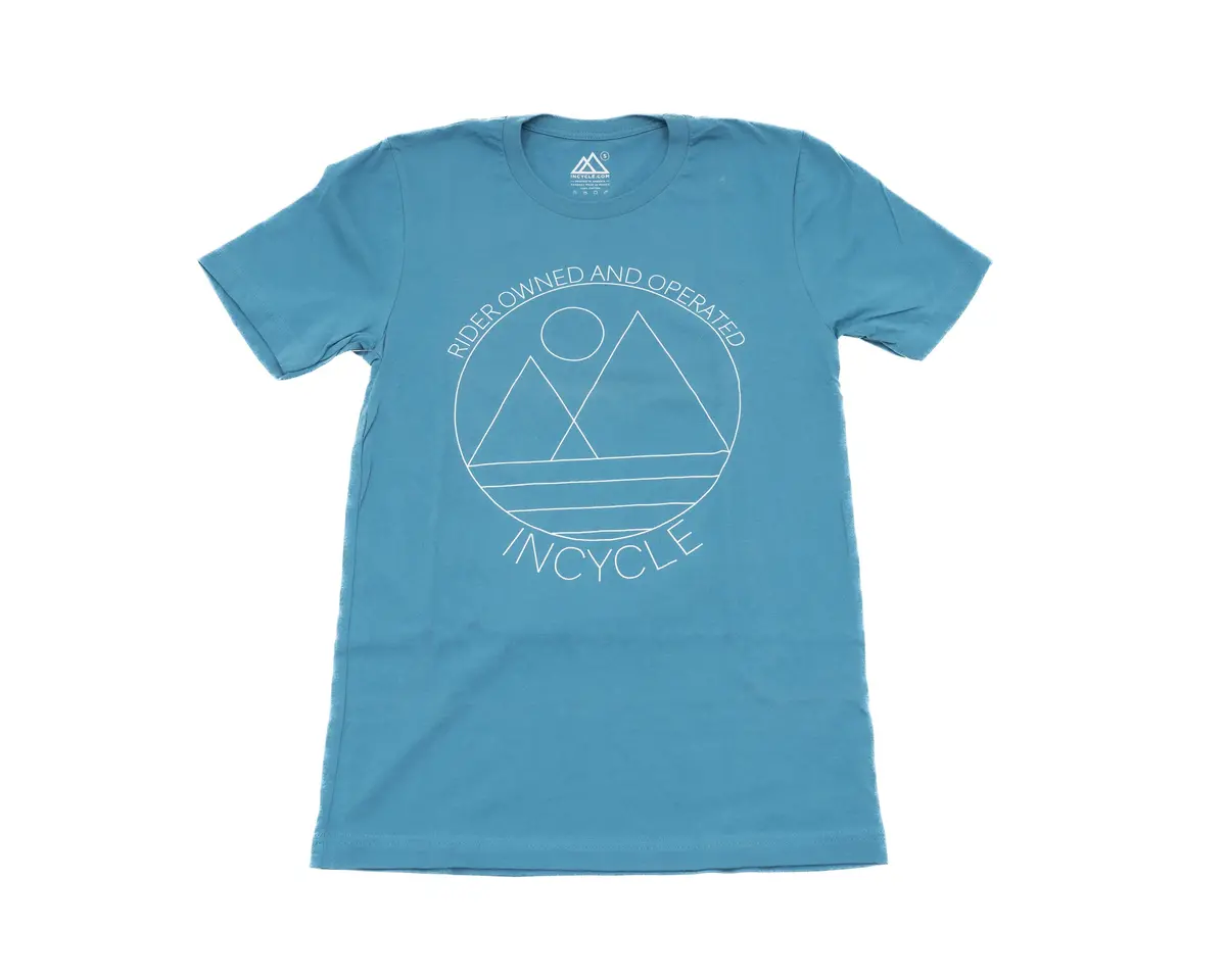 Incycle Rider Owned Ss Tee Teal Grn/Blu 1