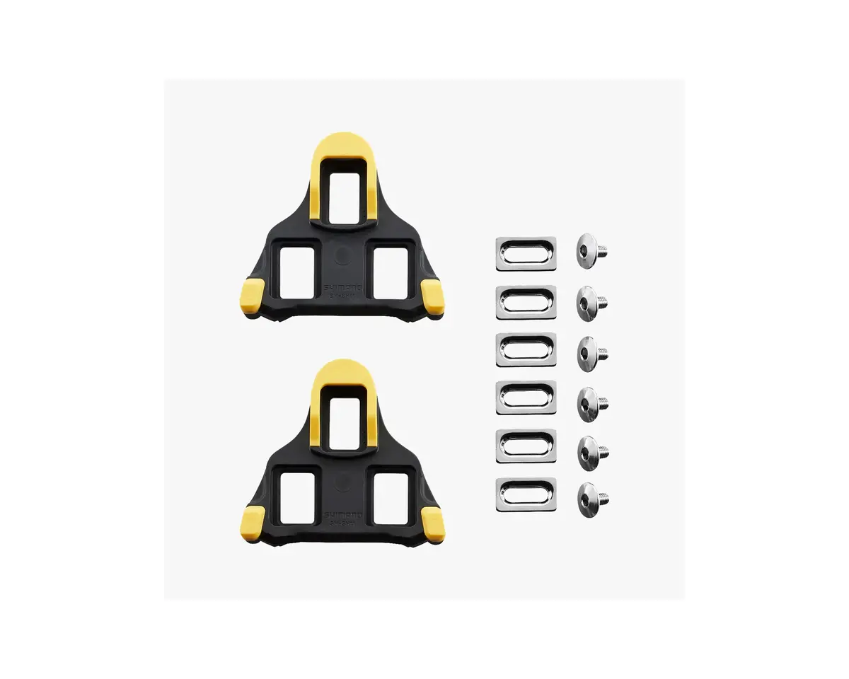 Shimano Sm-Sh11 Spd-Sl 6-Degree Mode Cleats (Yellow) 1