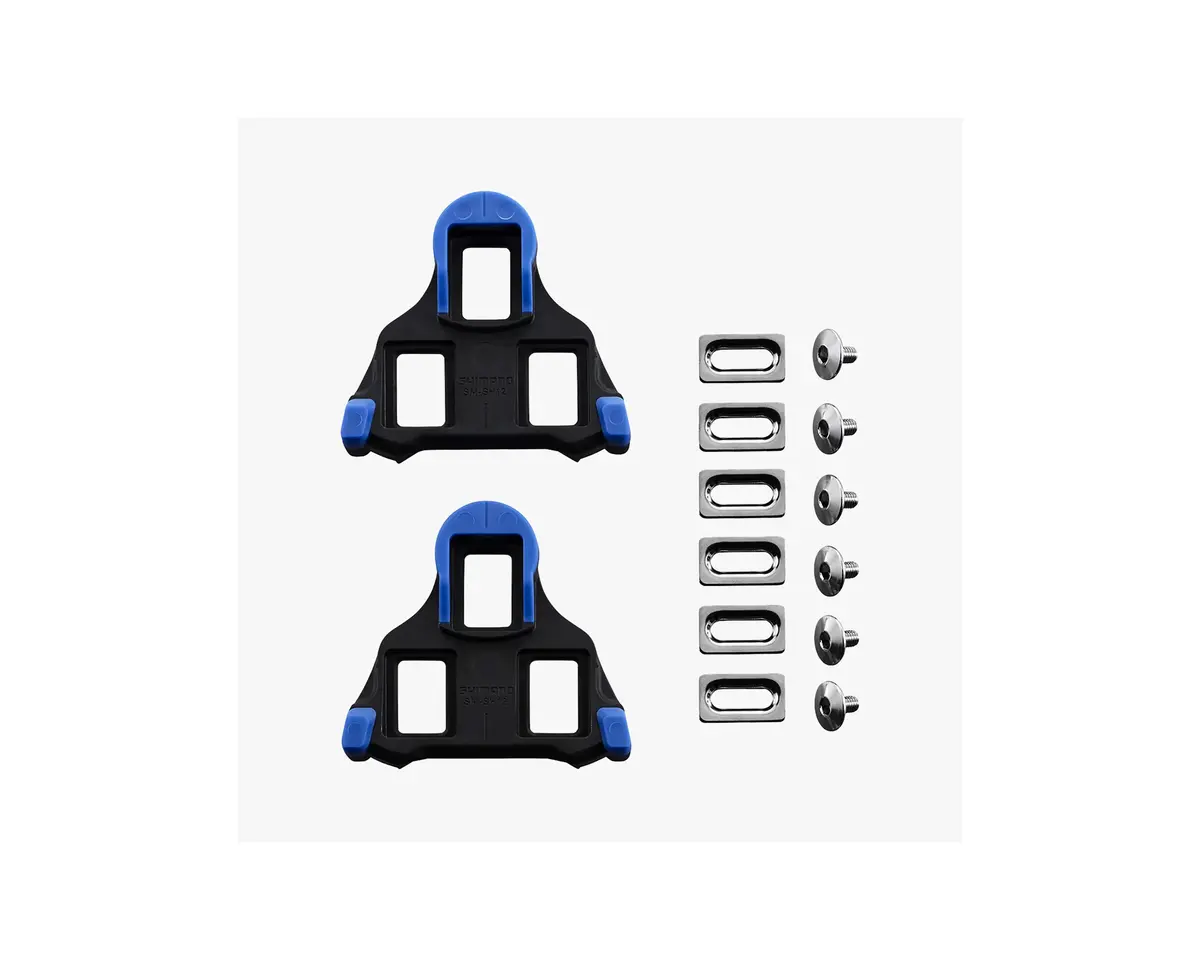 Shimano Sm-Sh12 Spd-Sl 2-Degree Front-Center Pivot Mode Cleats (Blue) 1