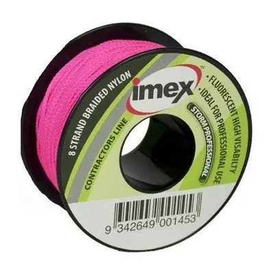 Imex 100M 8 Braid Pink Stringline 1