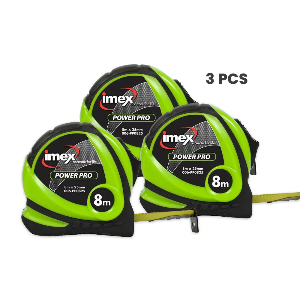 Imex 006-Pp0825 Powerpro 8M Tape Measure 1
