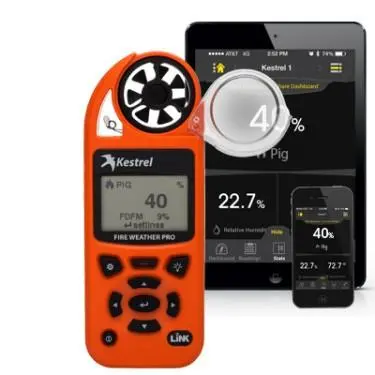 Kestrel 5500Fw Fire Weather Meter Pro With Link Orange 2