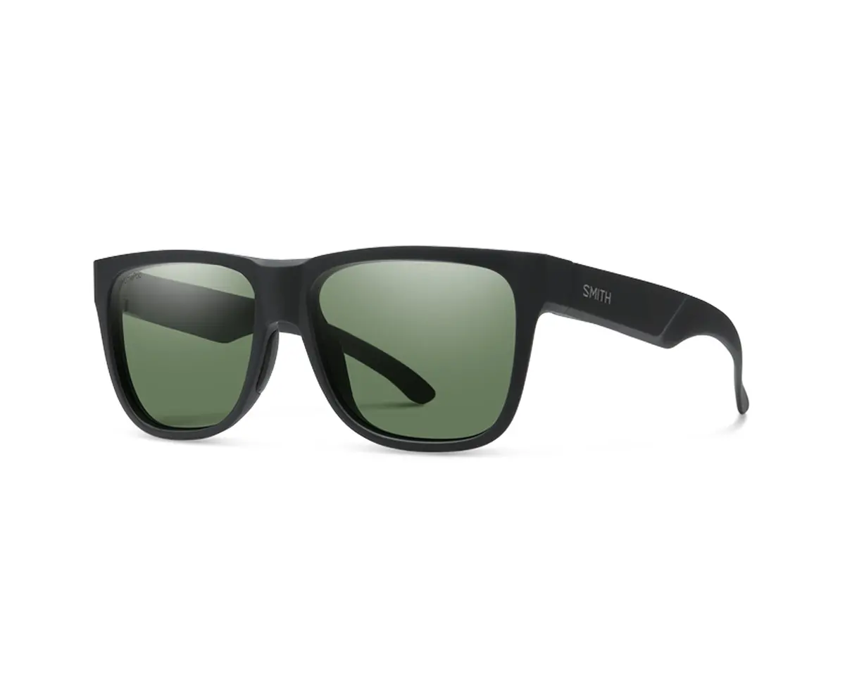 Smith Lowdown 2 - Matte Black / Chromapop Polarized Gray Green 1