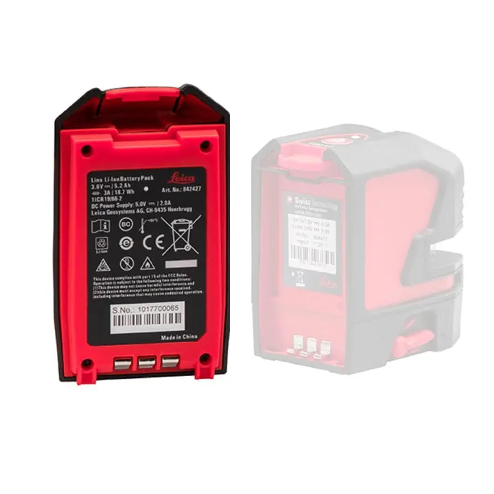 Leica Li-Ion Battery For Lino L2, L2g, L2p5, L2p5g, P5 1