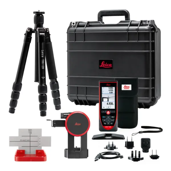 Leica Disto S910 Package Includes Tr120 Tripod + Fta360-S+ Heavy Duty Rugged Case 1
