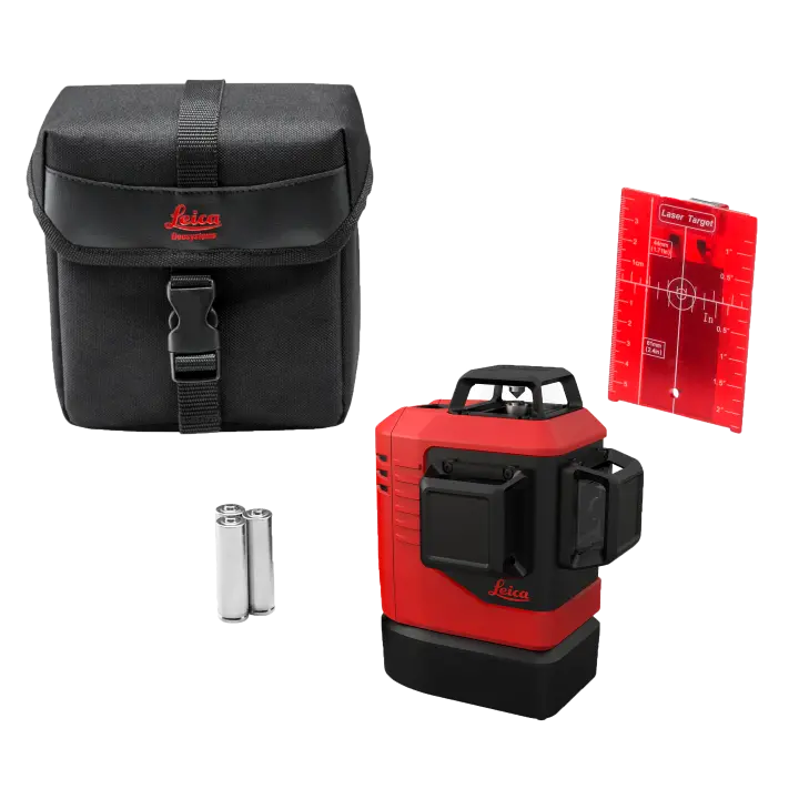 Leica Lino L6rs-1, 3X360° Laser, Red Beam, Alkaline, Softcase 1