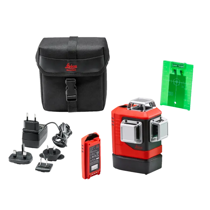 Leica Lino L6gs Kit 3X360° Green Beam Laser, Li-Ion, Soft Case With Twist250 Bracket 1