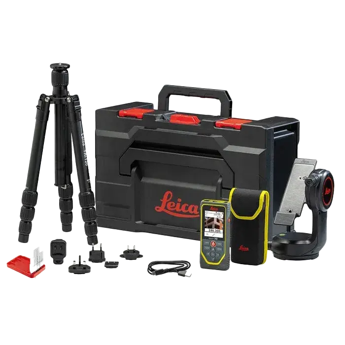 Leica Disto X6 Laser Distance Meter P2p Kit- Incl. Dst 360-X Adapter & Tri 120 + Case 1