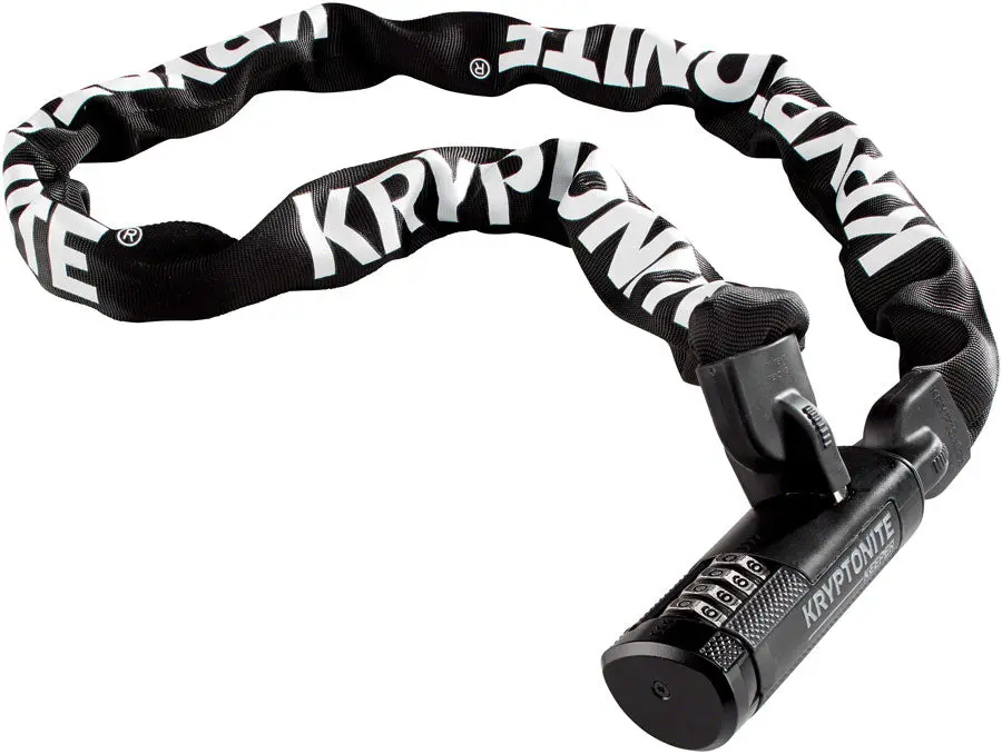 Kryptonite Keeper 712 Chain Lock With Combination: 3.93' (120Cm) 1