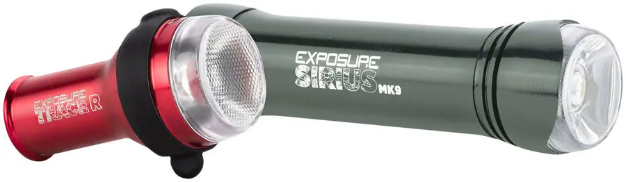 Exposure Lights Sirius Mk9 & Trace Reakt Mk2 Head/Taillight Set 1
