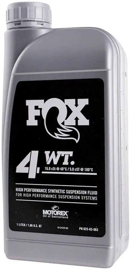 Oil: Suspension Fluid 4 Wt 1.0 Liter Bottle 1