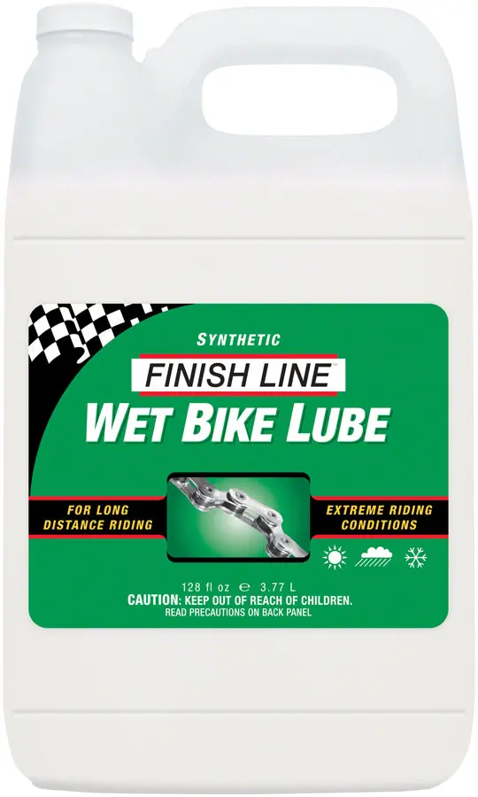 Finish Line Wet Bike Chain Lube - 1 Gallon, Bulk 1