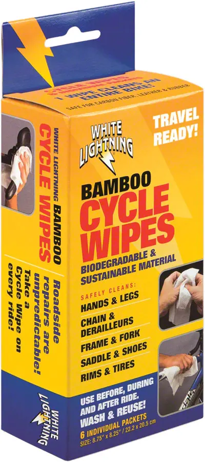 White Lightning Bamboo Cycle Wipes 1