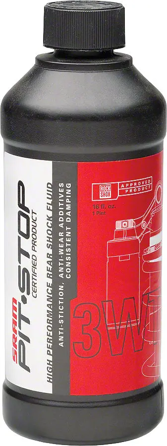 Rockshox Pitstop 3Wt Rear Suspension Oil 16Oz 1