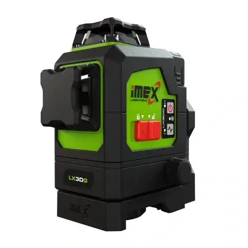 Imex Lx3dg 3 X 360° Green Multiline Beam Laser Level 1