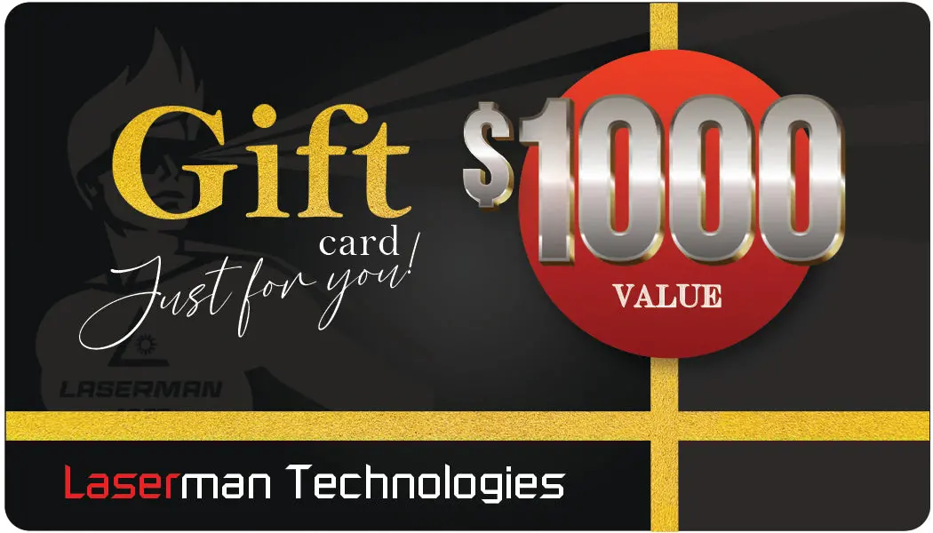 Laserman Gift Cards 6