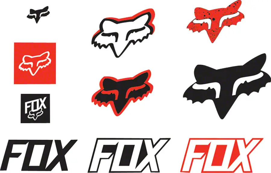 Fox Racing Track Sticker Pack 1