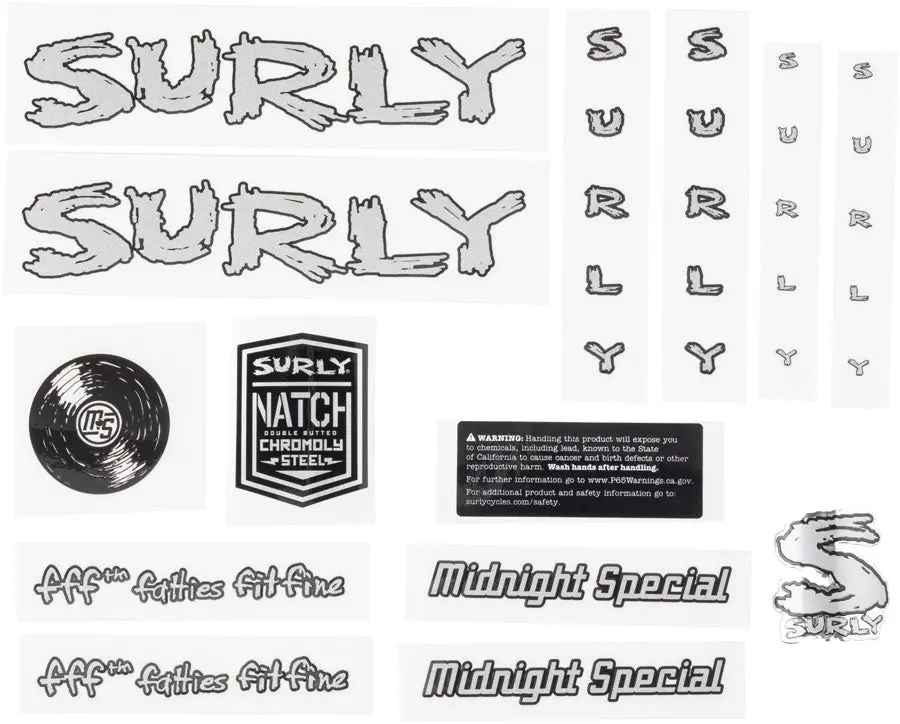 Surly Midnight Special Decal Set 1