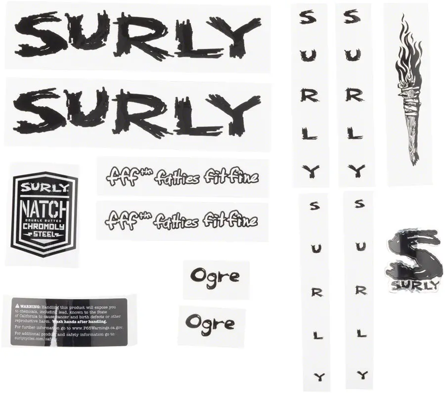 Surly Ogre Decal Set 1