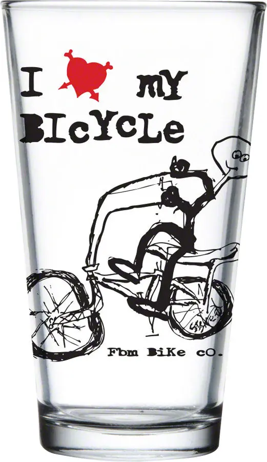 Fbm I Love My Bicycle Pint 1