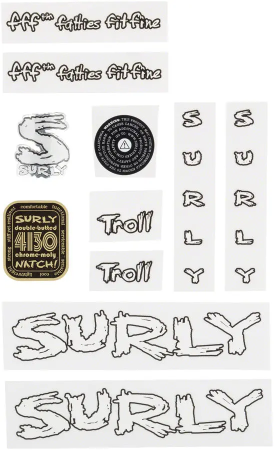 Surly Troll Decal Set 1