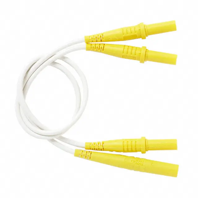 Fluke Pomona 73087-150-4 Yellow Jumper Test Lead Set 1