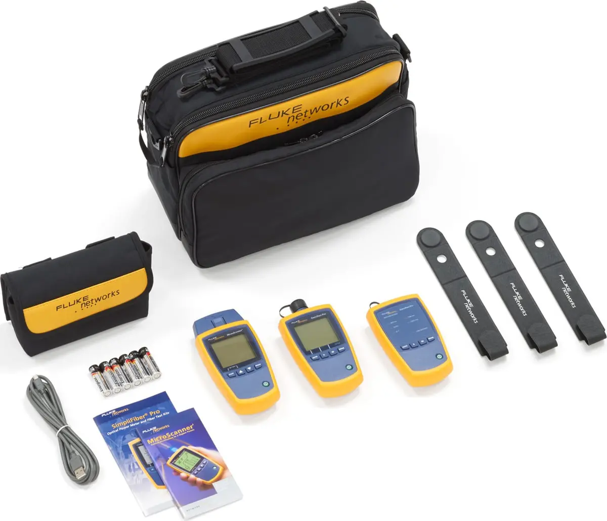 Fluke Networks Ms2-Ftk Copper/Fiber Basic Technicians Kit (Ms2-100 + Ftk-Kit) 1