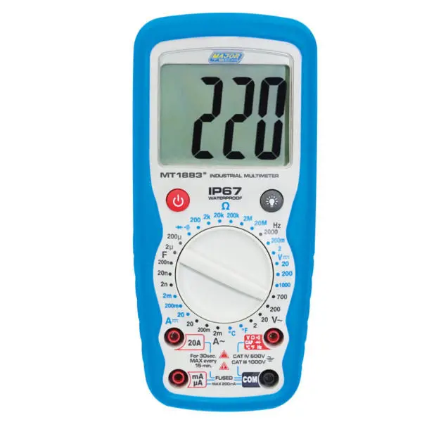 Major Tech Mt1883 1000V Ac/Dc Ip67 Manual Ranging Multimeter 1