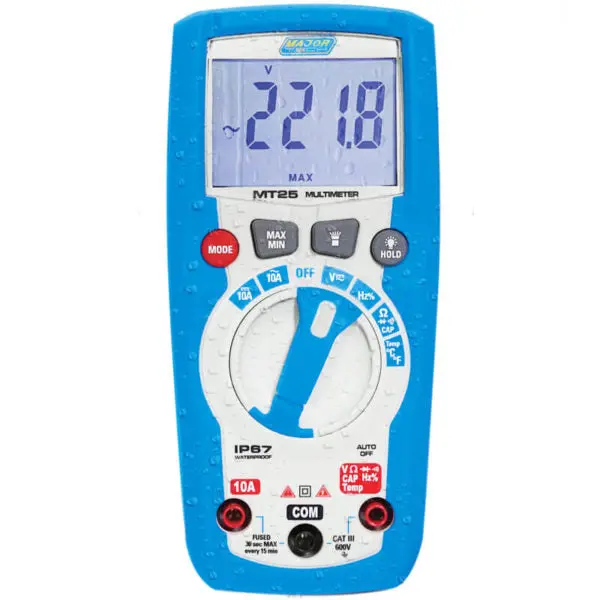 Major Tech Mt25 600V Ac/Dc Ip67 Compact Multimeter 2