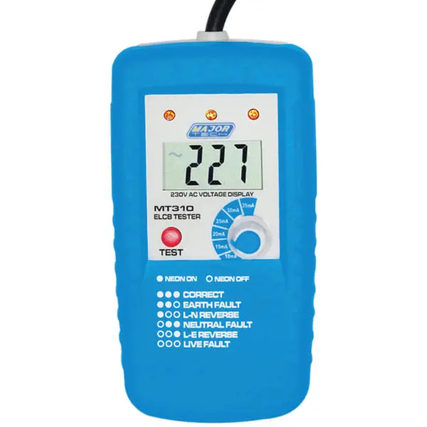 Major Tech Mt310 Socket Earth Leakage Tester 1